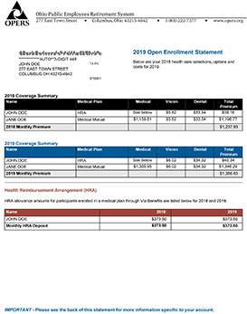 2018 Open Enrollment Example