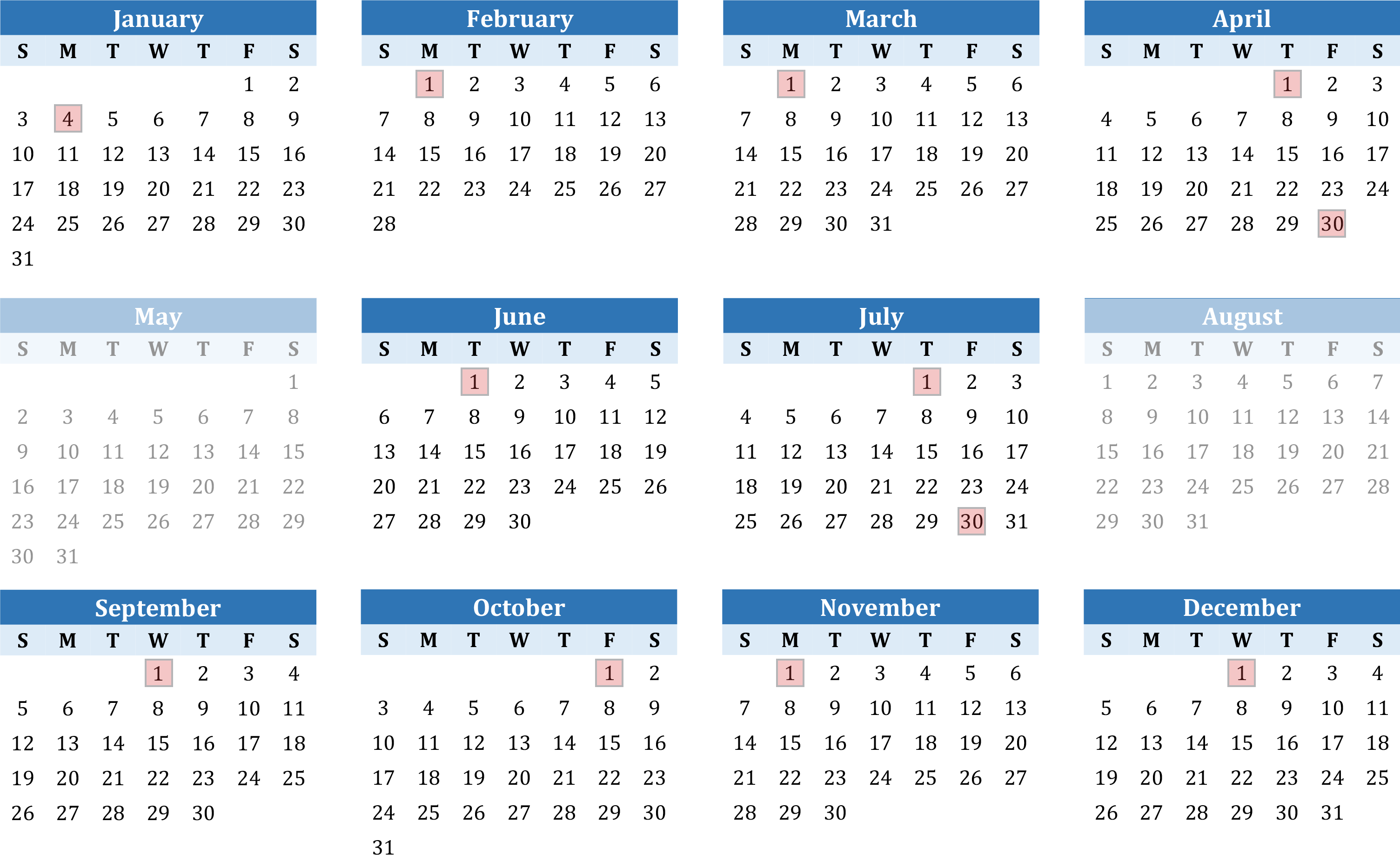 2022 Editable Calendar Federal Calendar 2022 Calendar Template 