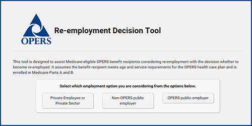 OPERS Retirees Re Employment