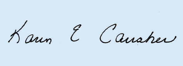 Karen Carraher's Signature