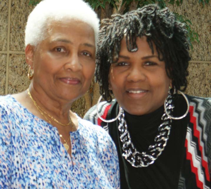 Sylvia Joab with her daughter, Rhonda Caldwell-Garrett