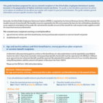 A page from the OPERS Income Tax Guide shows instructions for benefit recipients, including tax form details and age requirements, with tables and highlighted sections.